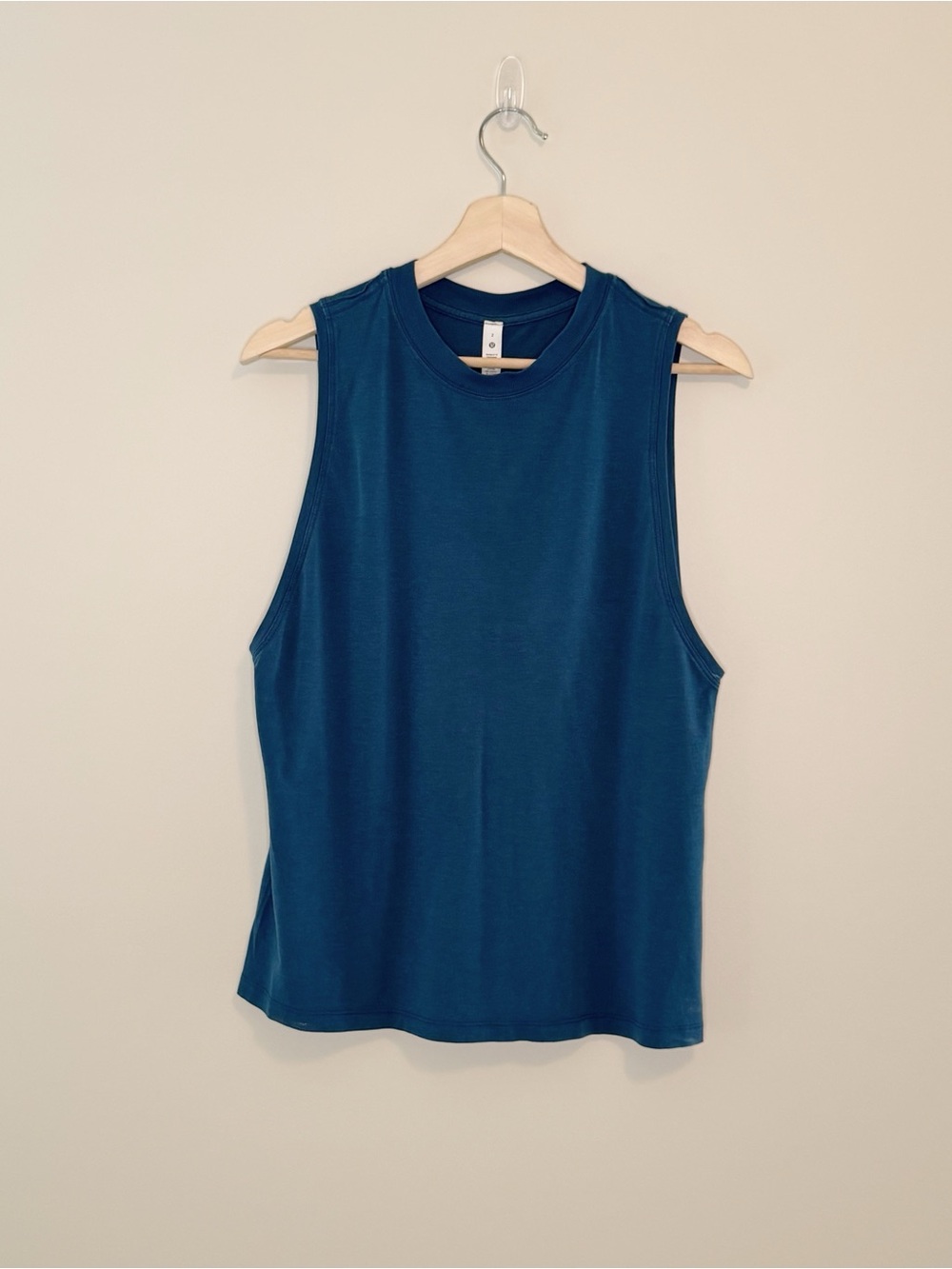 Lululemon All Yours Tank Top Blue Borealis Oversized Vitasea Size 2